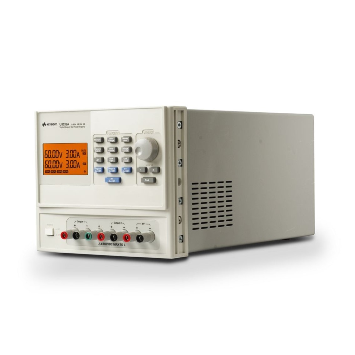 KEYSIGHT U8032A  키사이트 DC파워서플라이 375W 60V, 3A, 2CH, 5V, 3A, 1CH, DC전원공급기