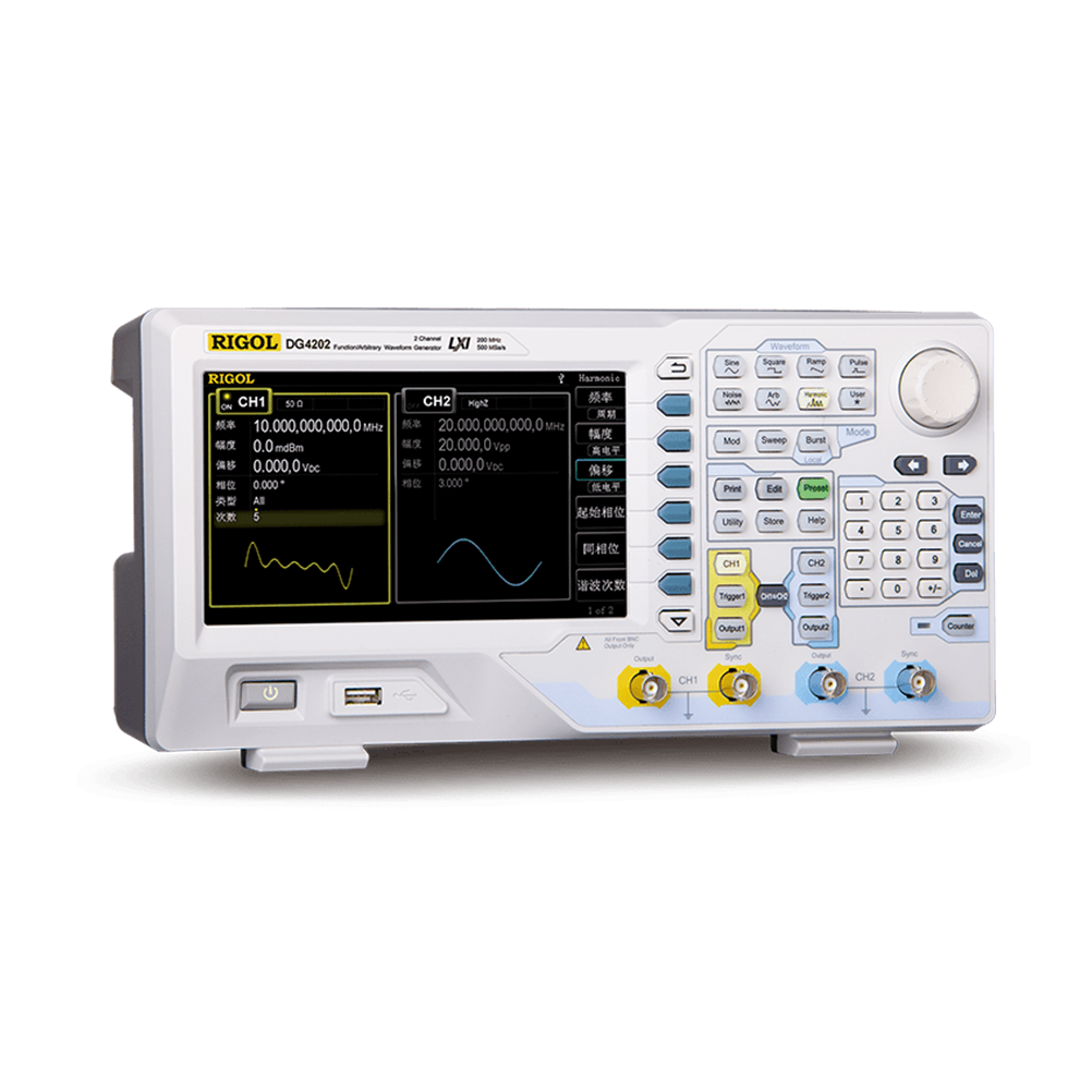 RIGOL DG4102  2채널, 100MHz, 500MSa/s 임의파형발생기, 임의함수발생기