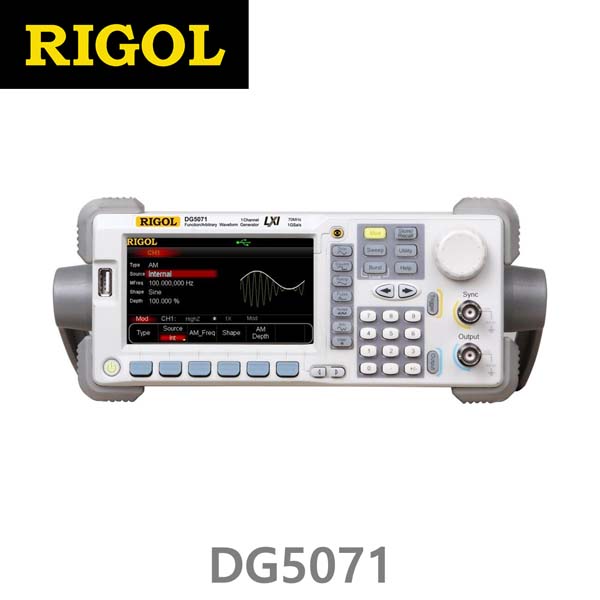 [ RIGOL DG5071 ] 70MHz, 1CH, 1GSa/s, Arbitrary Function Generator, 임의파형발생기