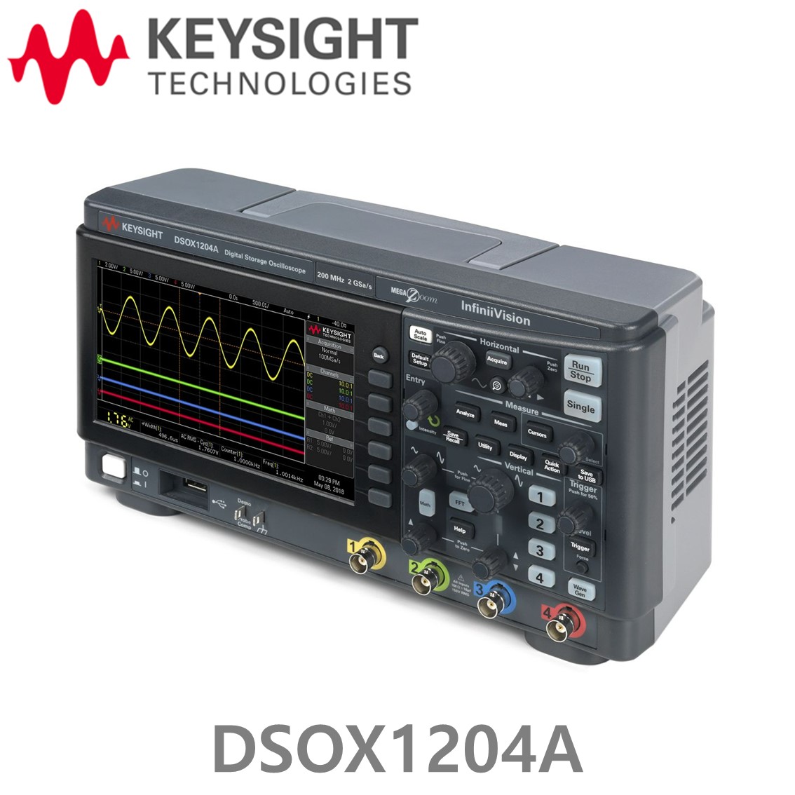 [ KEYSIGHT ] DSOX1204A 키사이트 70/100/200MHz, 4채널, 디지털오실로스코프