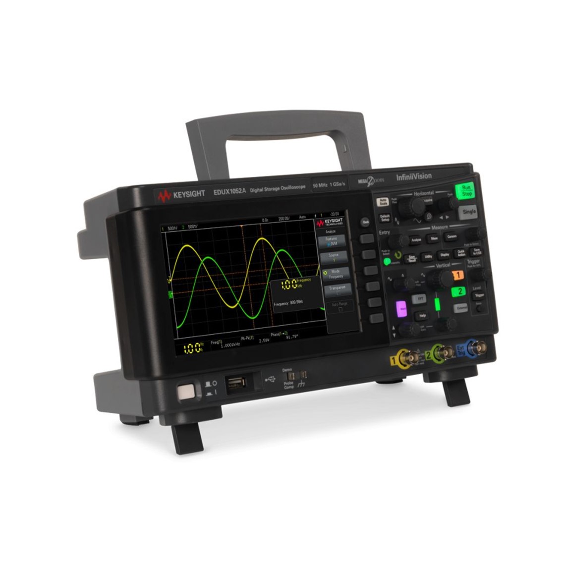 KEYSIGHT EDUX1052A 오실로스코프 2채널/50MHz