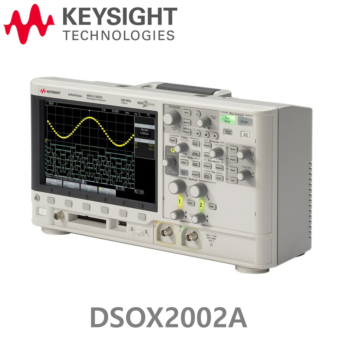 [ KEYSIGHT DSOX2002A ] 키사이트 70MHz, 2채널, 디지털 오실로스코프