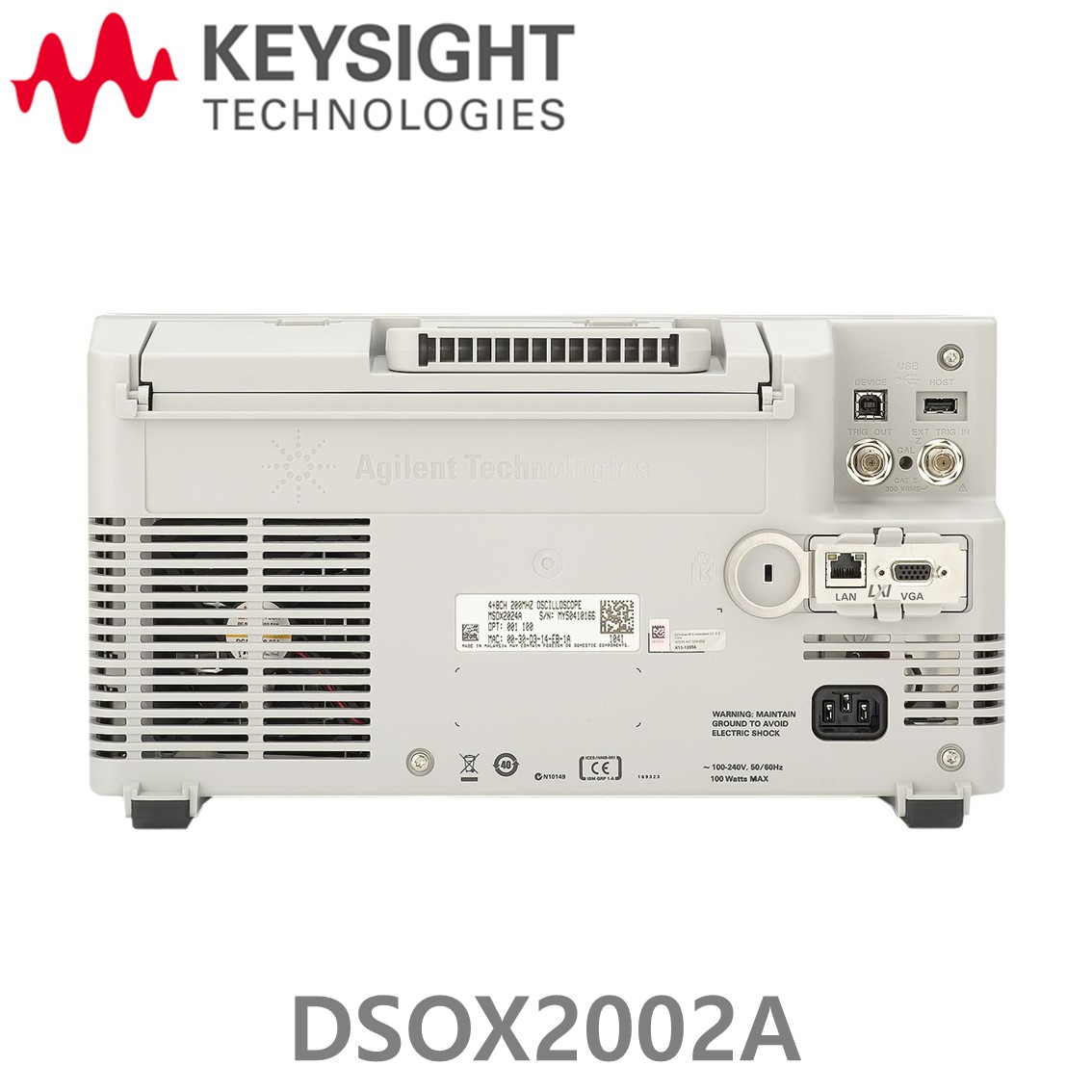 [ KEYSIGHT DSOX2002A ] 키사이트 70MHz, 2채널, 디지털 오실로스코프