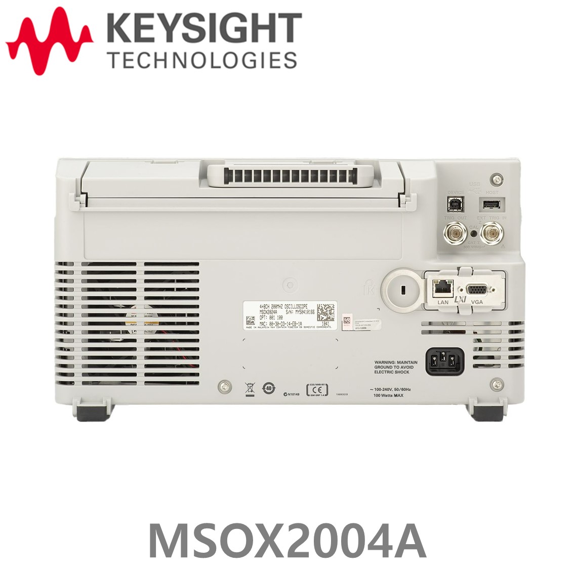 [ KEYSIGHT MSOX2004A ] 키사이트 70MHz, 4채널, 디지털 8채널, 디지털 오실로스코프