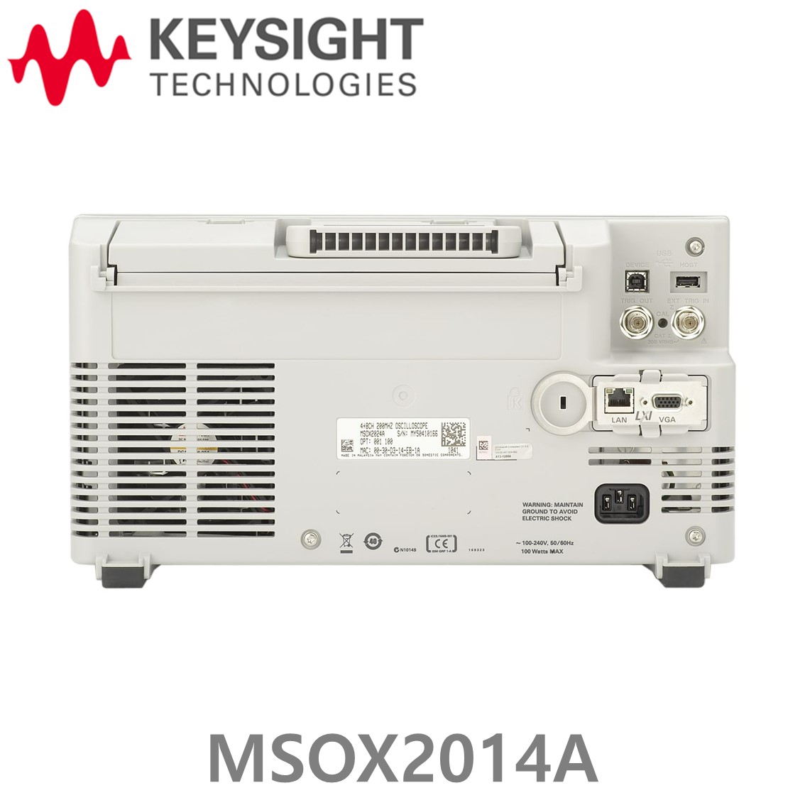 [ KEYSIGHT MSOX2014A ] 키사이트 100MHz, 4채널, 디지털 8채널, 디지털 오실로스코프