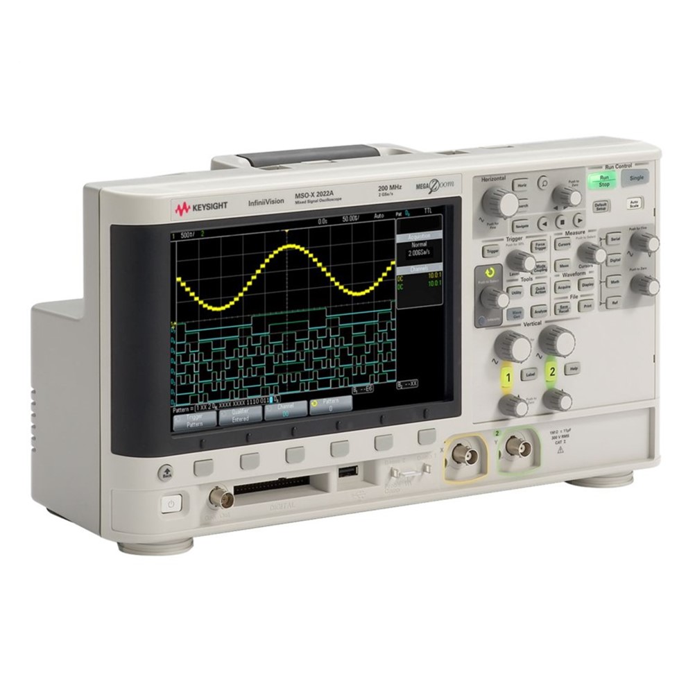 KEYSIGHT MSOX2024A 오실로스코프 4채널, 200MHz, 2GSa, 100 kpts, 디지털8채널