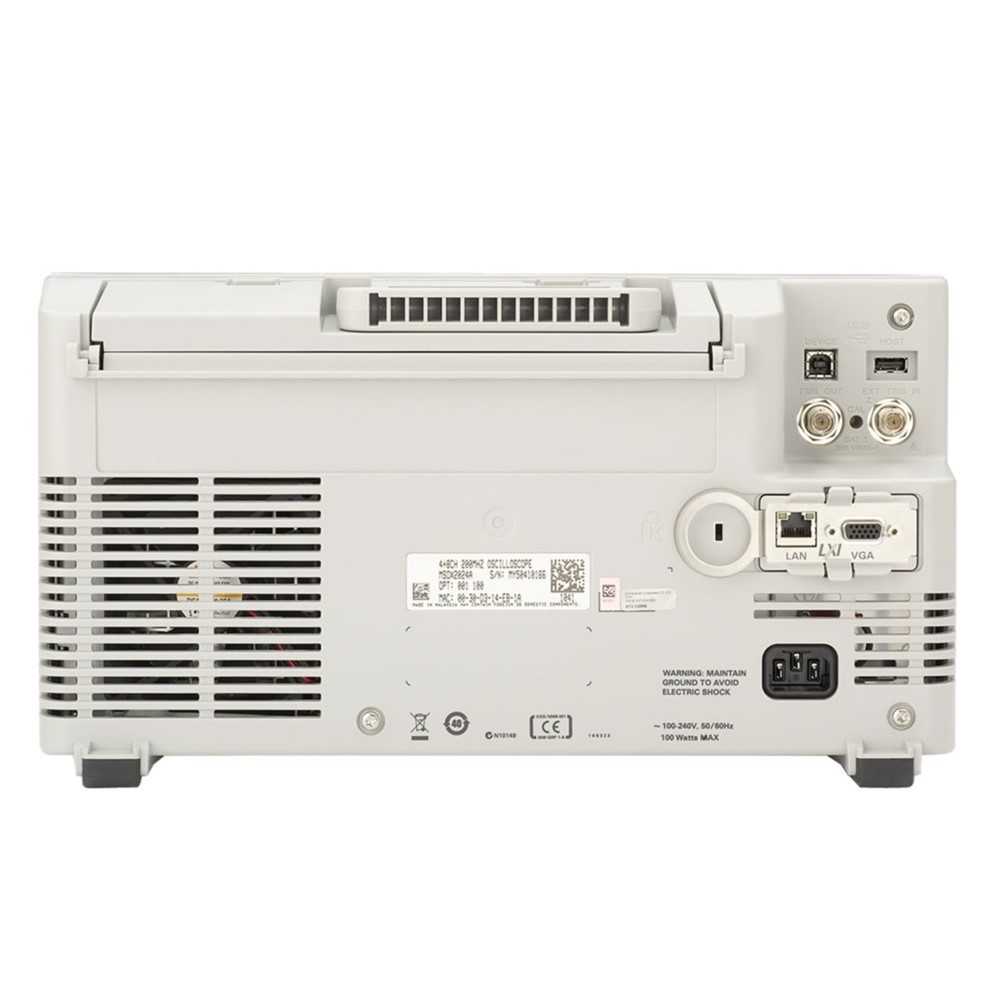 KEYSIGHT MSOX2024A 오실로스코프 4채널, 200MHz, 2GSa, 100 kpts, 디지털8채널