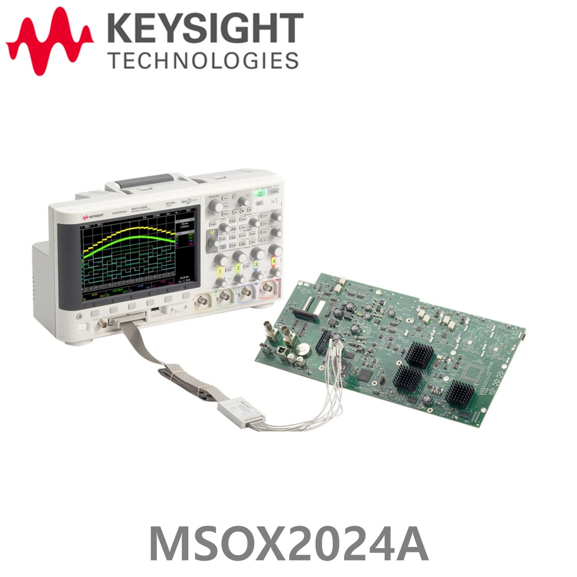 KEYSIGHT MSOX2024A 오실로스코프 4채널, 200MHz, 2GSa, 100 kpts, 디지털8채널
