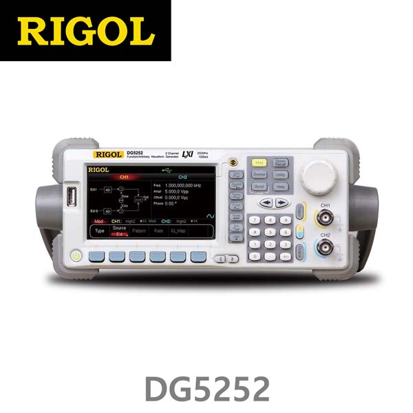 [ RIGOL DG5252 ] 250MHz, 2CH, 1GSa/s, Arbitrary Function Generator, 임의파형발생기