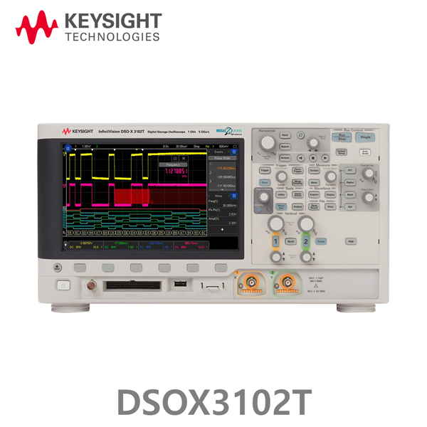 [ KEYSIGHT DSOX3102T ] 키사이트 1GHz, 2채널 디지털 오실로스코프
