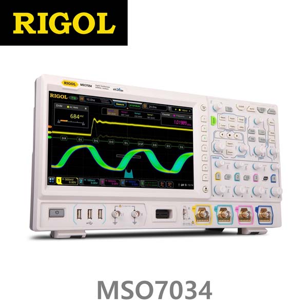 [ RIGOL MSO7034 ] 350MHz/4CH, 10 GSa/s, 디지털 오실로스코프