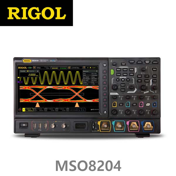 [ RIGOL MSO8204 ] 2GHz/4CH, 10 GSa/s, 디지털 오실로스코프