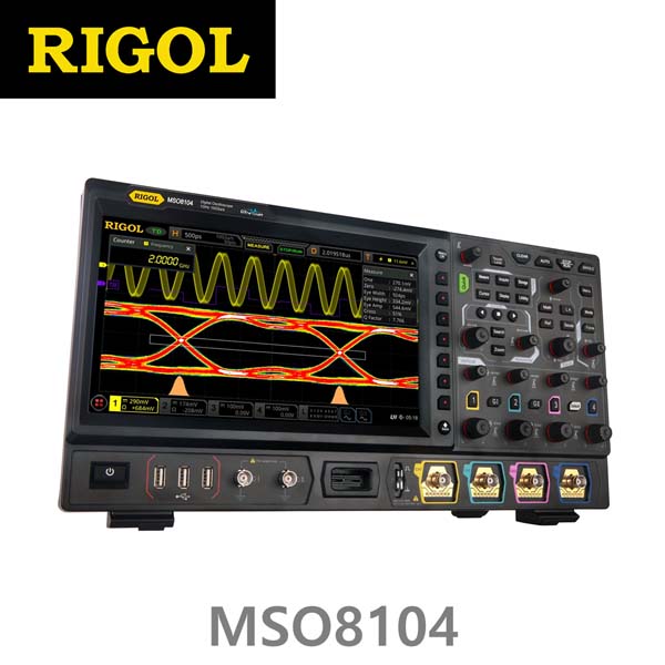 [ RIGOL MSO8104 ] 1GHz/4CH, 10 GSa/s, 디지털 오실로스코프
