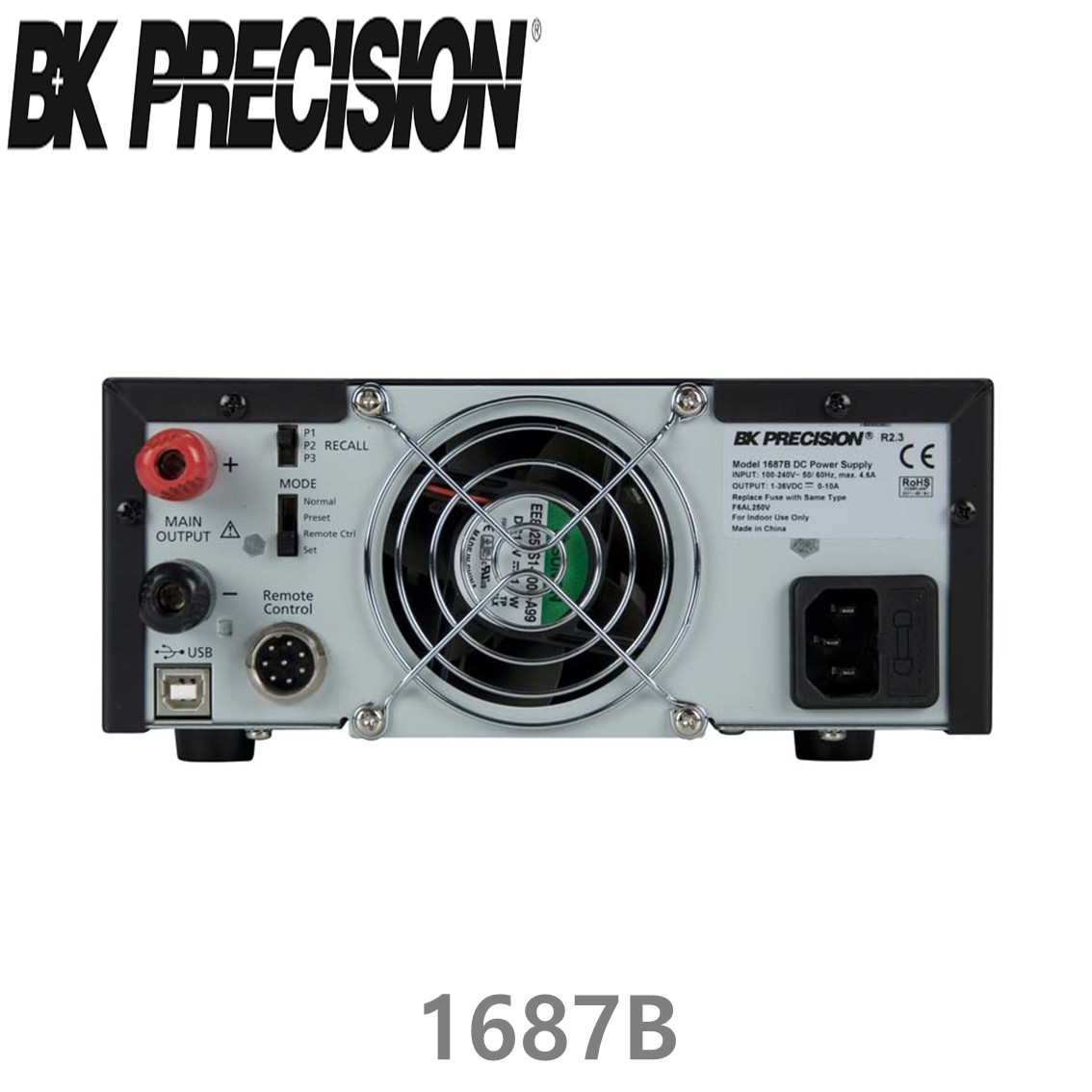 [ BK PRECISION ] BK 1687B, 36V/10A, Switching DC Power Supply, DC 전원공급기, B&K 1687B