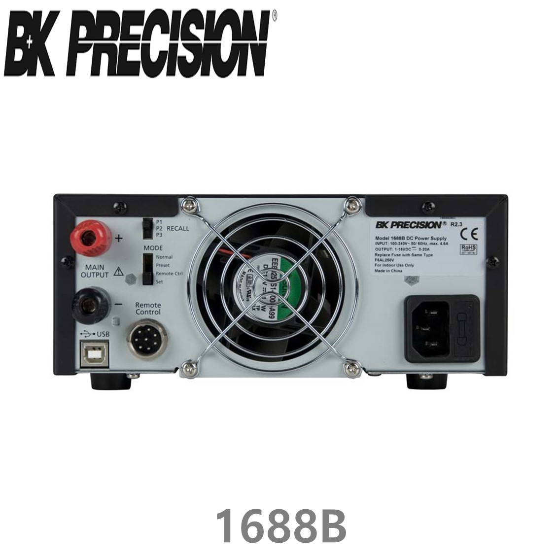 [ BK PRECISION ] BK 1688B, 18V/20A, Switching DC Power Supply, DC 전원공급기, B&K 1688B