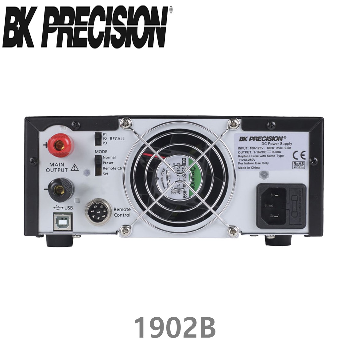 [ BK PRECISION ] BK 1902B, 60V/15A, Switching DC Power Supply, USB interface, DC 전원공급기, B&K 1902B