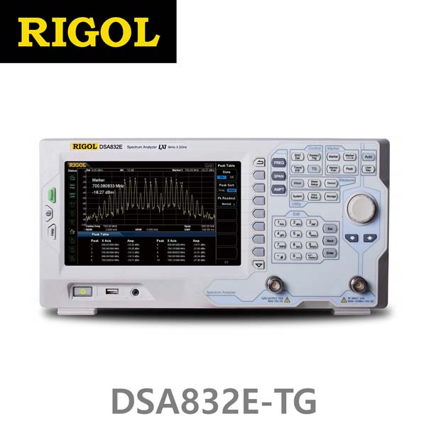 [ RIGOL DSA832E-TG ] 9kHz - 3.2GHz, Tracking Generator, Spectrum Analzyer, 스펙트럼분석기