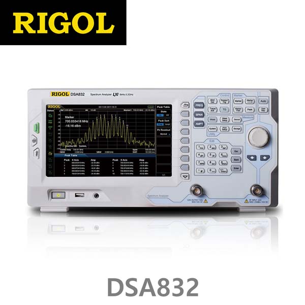 [ RIGOL DSA832 ] 9kHz-3.2GHz, Spectrum Analzyer, 스펙트럼분석기