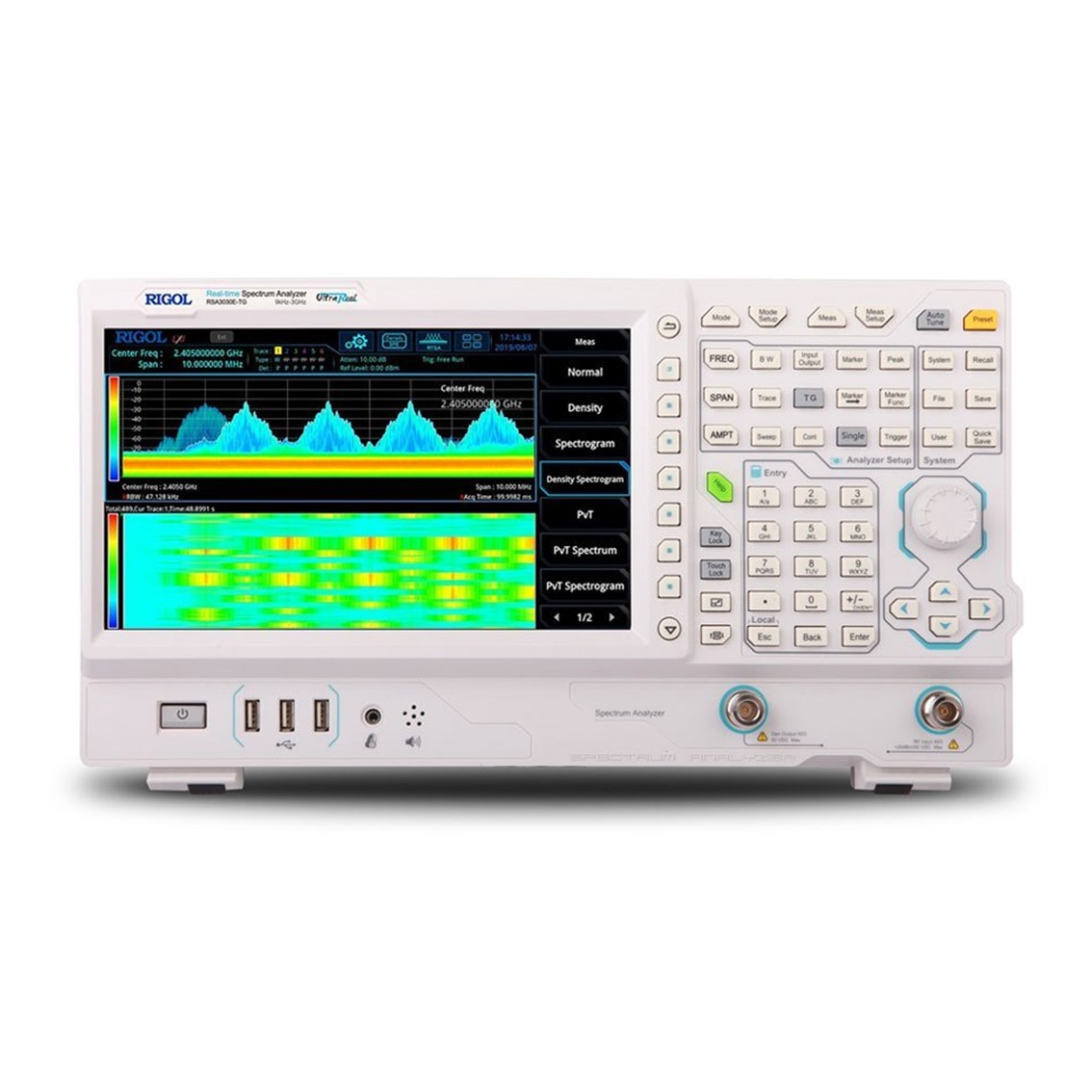 RIGOL DSA832-TG  9kHz~3.2GHz, -98 dBc/Hz, 10Hz  스펙트럼분석기
