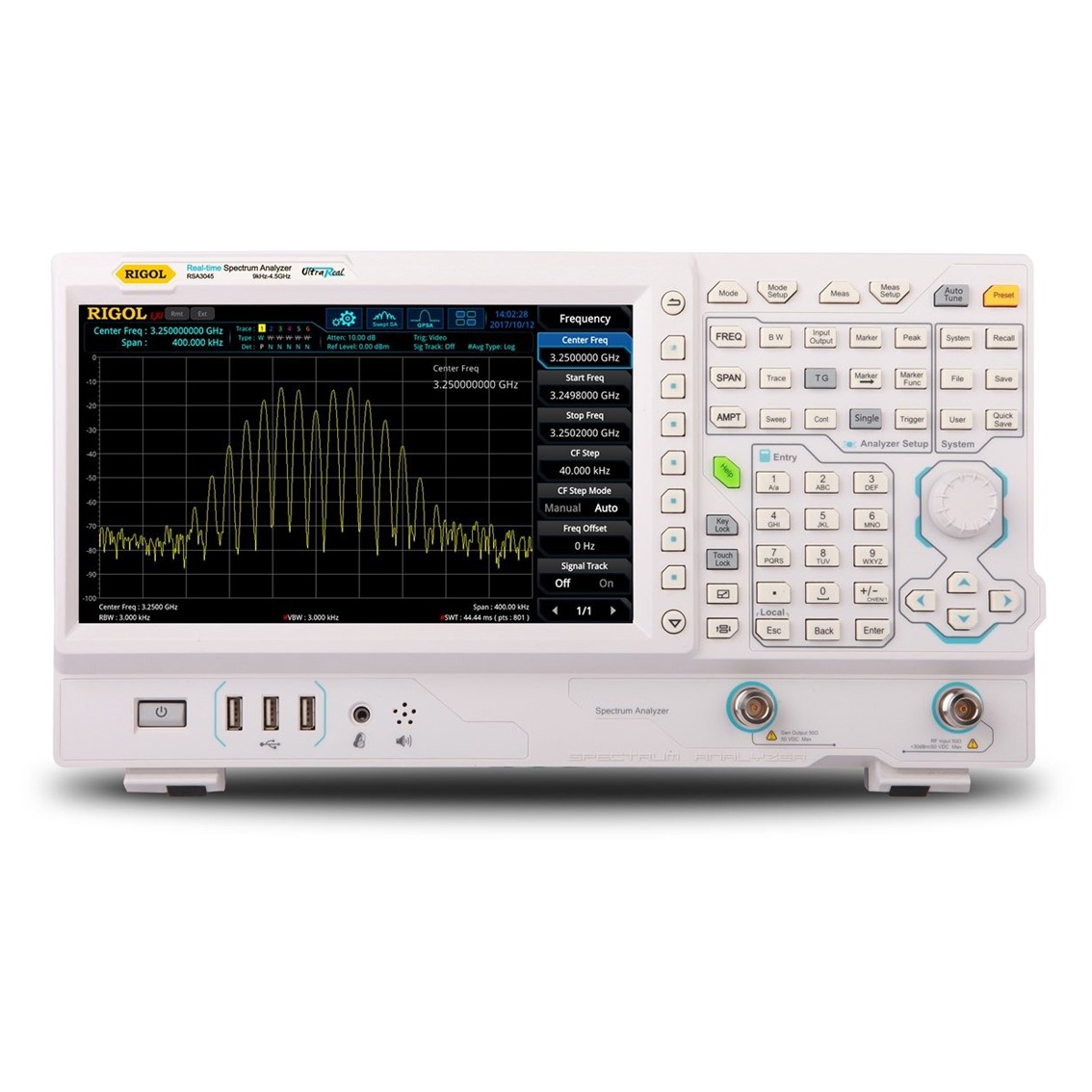 RIGOL DSA832-TG  9kHz~3.2GHz, -98 dBc/Hz, 10Hz  스펙트럼분석기
