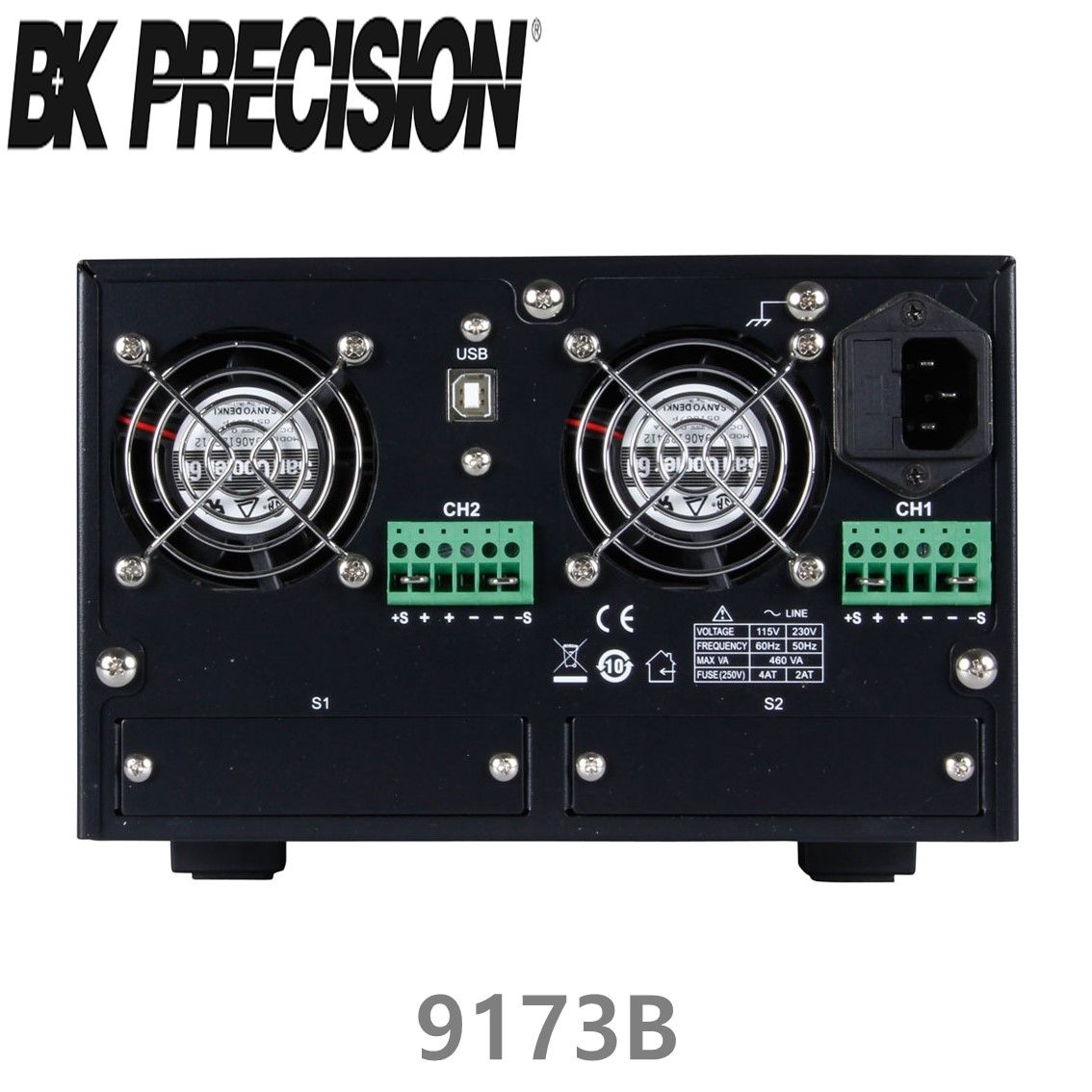 [ BK PRECISION ] BK 9173B, 10V/10A, 20V/5A(200W), 2CH, Programmable DC Power Supply, 프로그래머블 DC 전원공급기, B&K 9173B