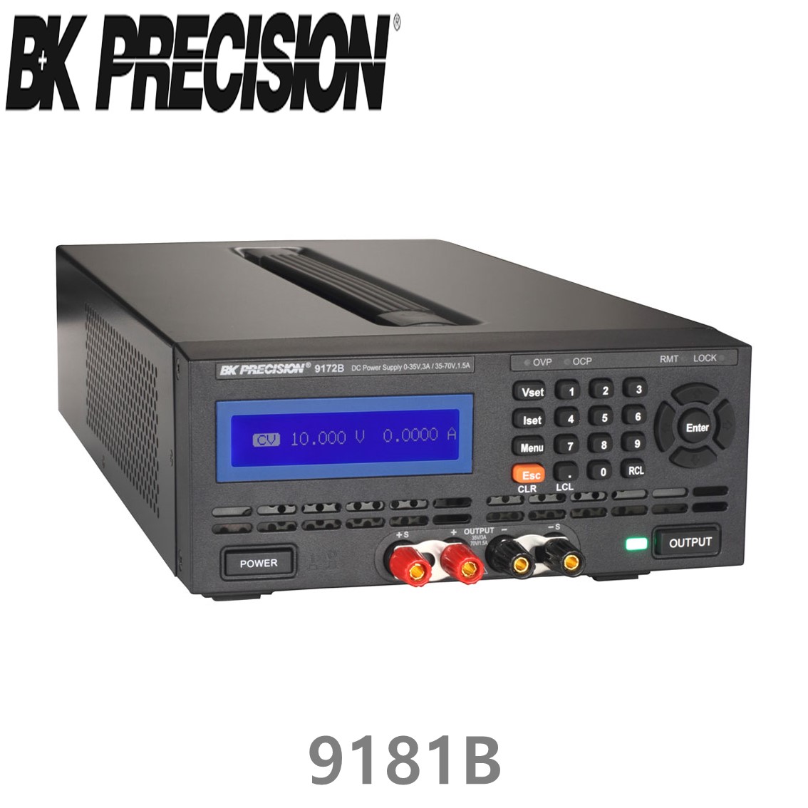 [ BK PRECISION ] BK 9181B, 18V/8A, 36V/4A(144W), 1CH, Programmable DC Power Supply, 프로그래머블 DC 전원공급기, B&K 9181B