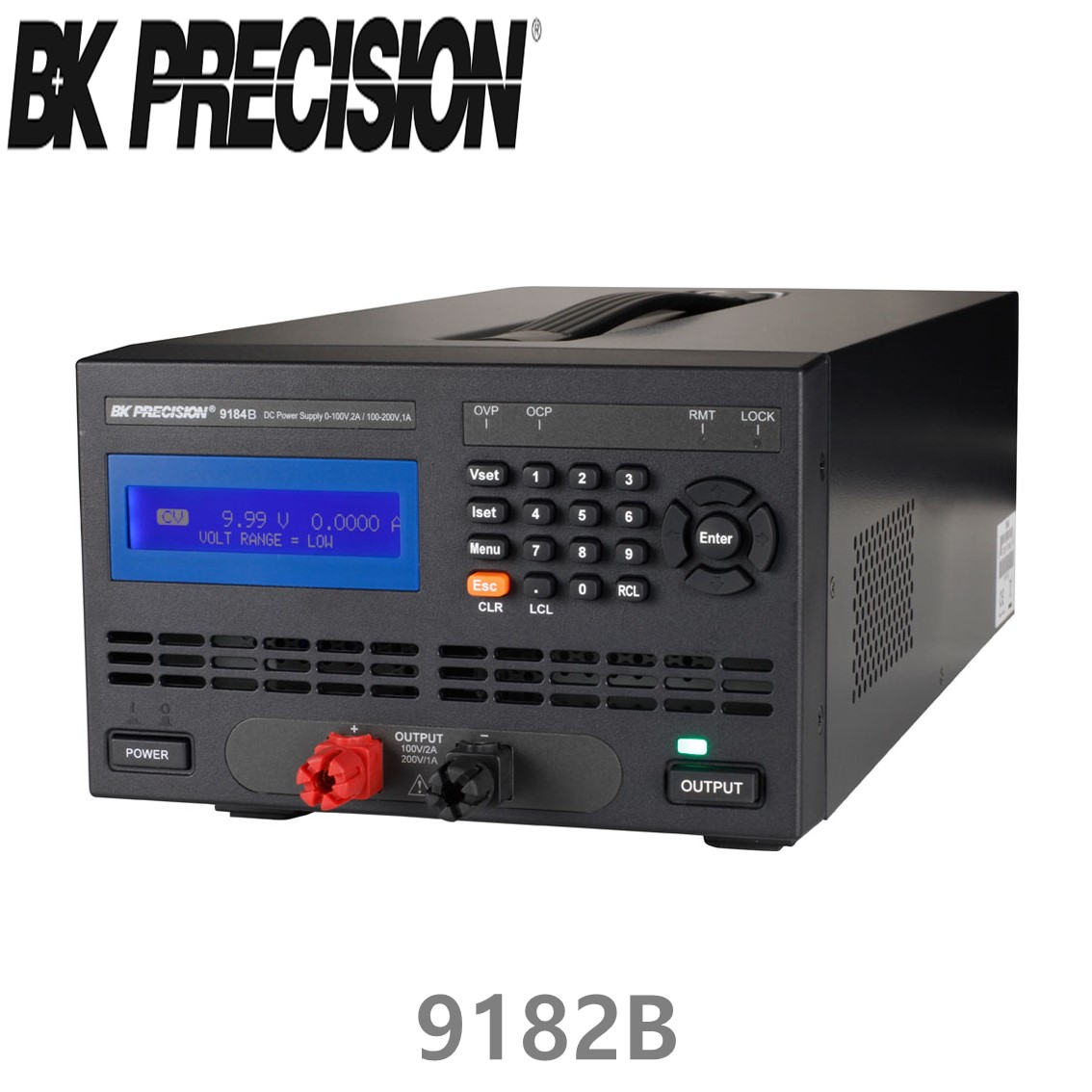 [ BK PRECISION ] BK 9182B, 10V/20A, 20V/10A(204W), 1CH, Programmable DC Power Supply, 프로그래머블 DC 전원공급기, B&K 9182B