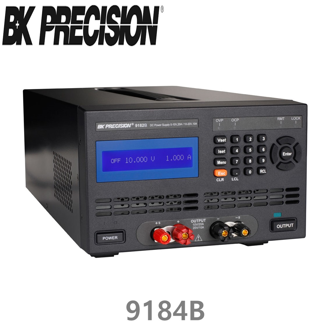 [ BK PRECISION ] BK 9184B, 100V/2A, 200V/1A(200W), 1CH, Programmable DC Power Supply, 프로그래머블 DC 전원공급기, B&K 9184B
