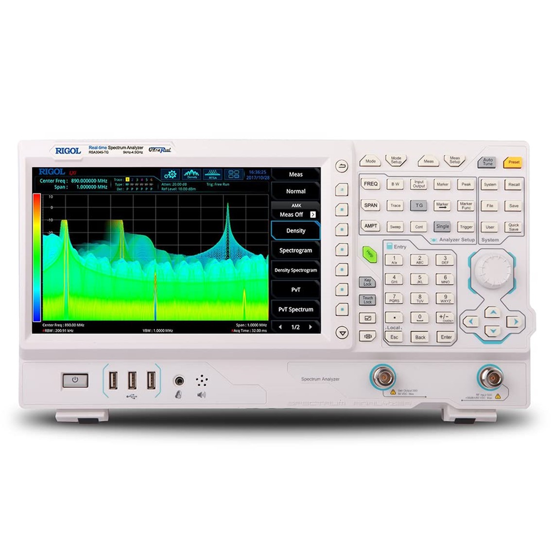 RIGOL RSA3045-TG  9kHz-4.5GHz, -102dBc/Hz, RBW 1Hz TG, 스펙트럼 아날라이저
