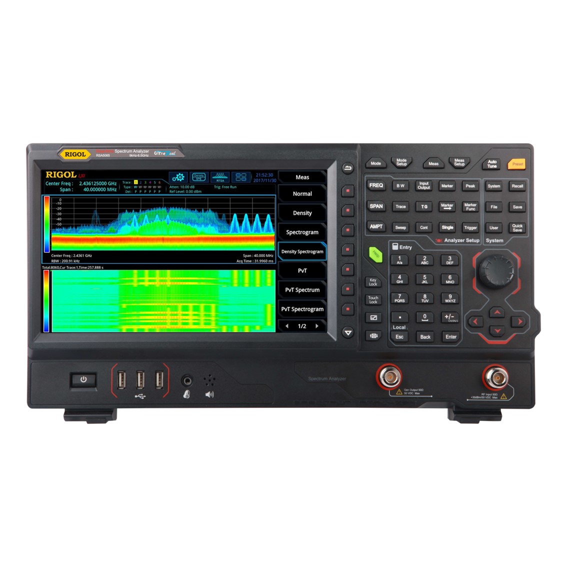 RIGOL RSA5065N  9kHz-6.5GHz, -108dBc/Hz, RBW 1Hz, with VNA 스펙트럼 아날라이저