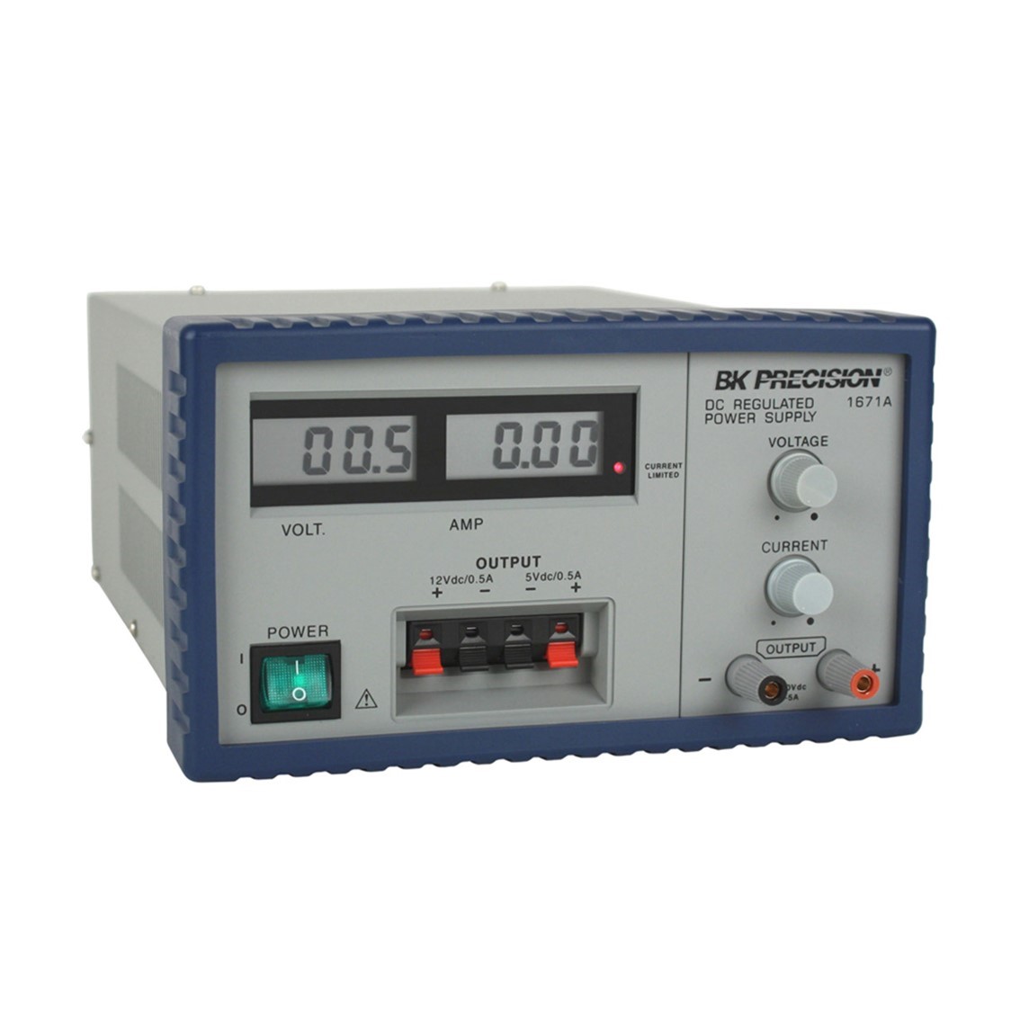 BK PRECISION 1670A  3채널 DC파워서플라이 30V/3A(가변), 12V/0.5A(고정), 5V/0.5V(고정)