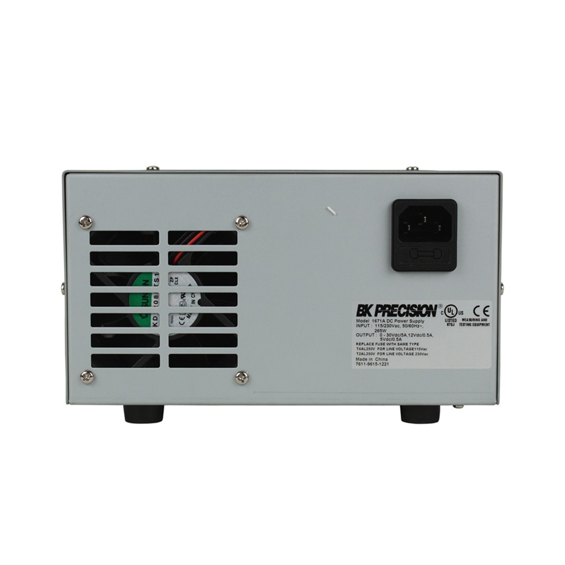 BK PRECISION 1670A  3채널 DC파워서플라이 30V/3A(가변), 12V/0.5A(고정), 5V/0.5V(고정)