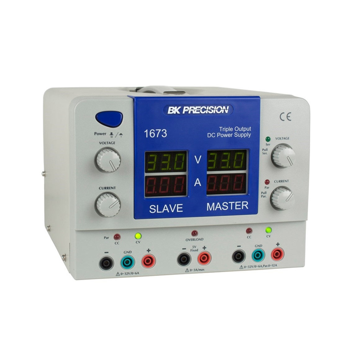 BK PRECISION 1673  3채널 DC파워서플라이 32V/6A x 2채널(가변), 5V/3A x 1채널(고정)
