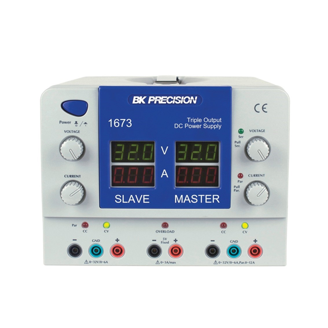BK PRECISION 1673  3채널 DC파워서플라이 32V/6A x 2채널(가변), 5V/3A x 1채널(고정)