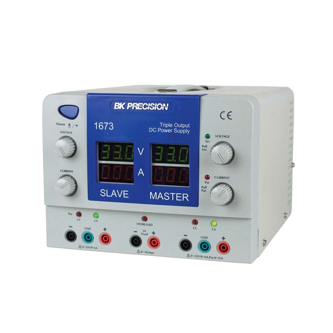 BK PRECISION 1673  3채널 DC파워서플라이 32V/6A x 2채널(가변), 5V/3A x 1채널(고정)