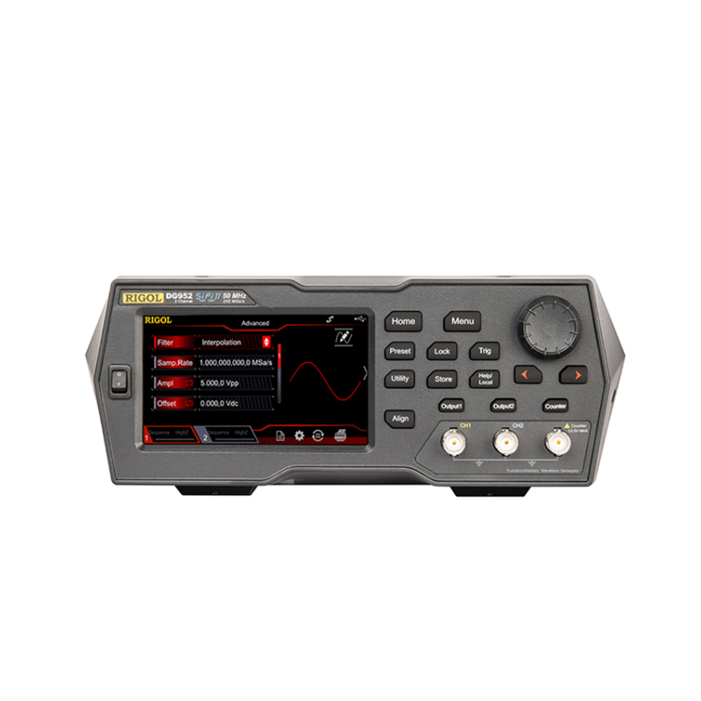 RIGOL DG952  2채널, 50MHz, 250MSa/s 임의파형발생기