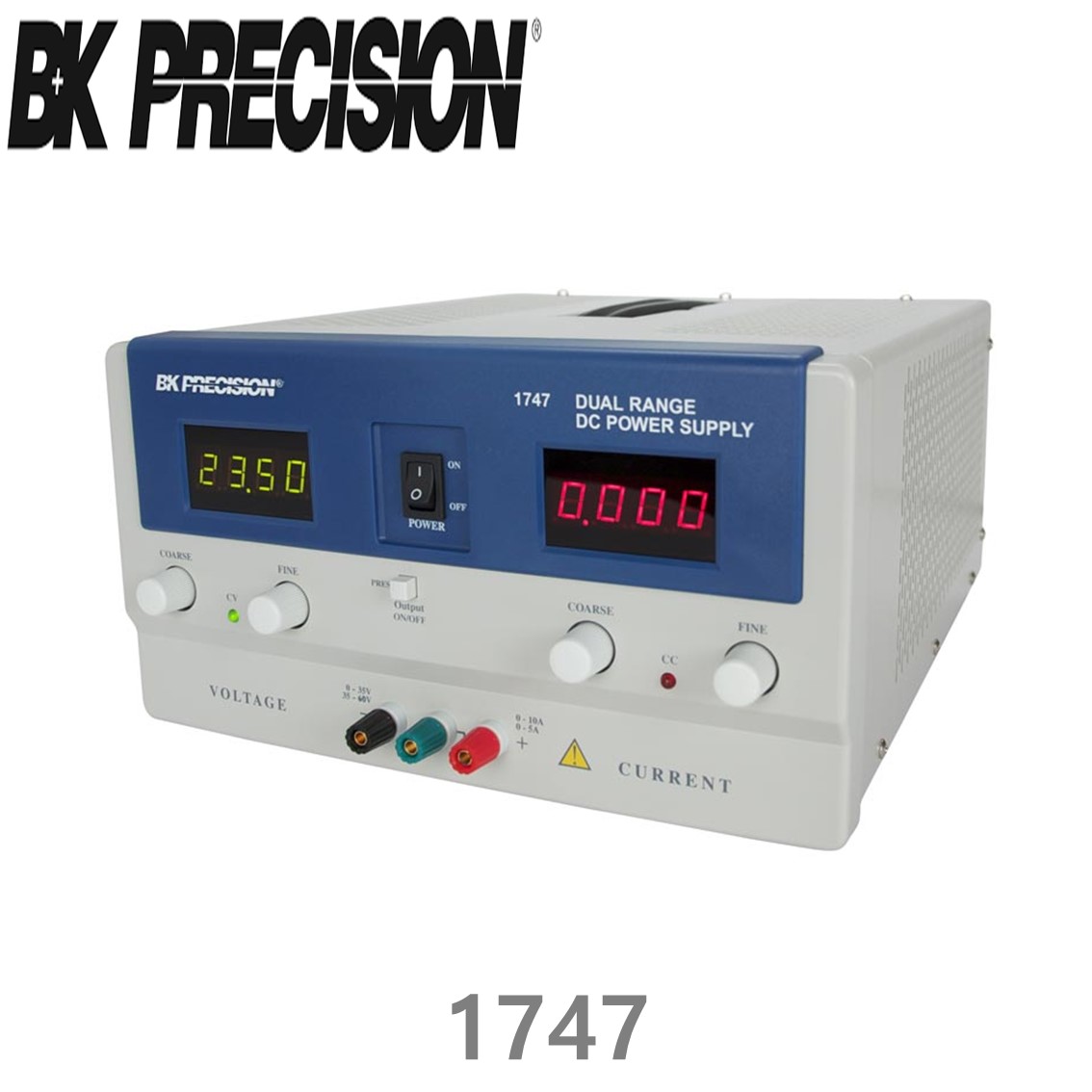 [ BK PRECISION ] BK 1747, 30V/10A, 60V/5A, Dual Range DC Power Supply, 직류 전원공급기, B&K 1747