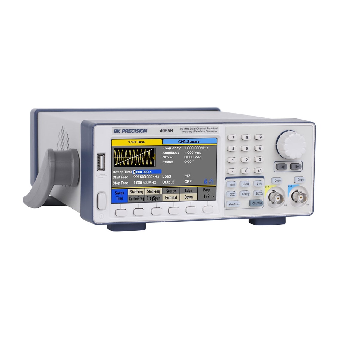 BK PRECISION 4053B  10MHz 2채널 함수발생기, 임의파형발생기