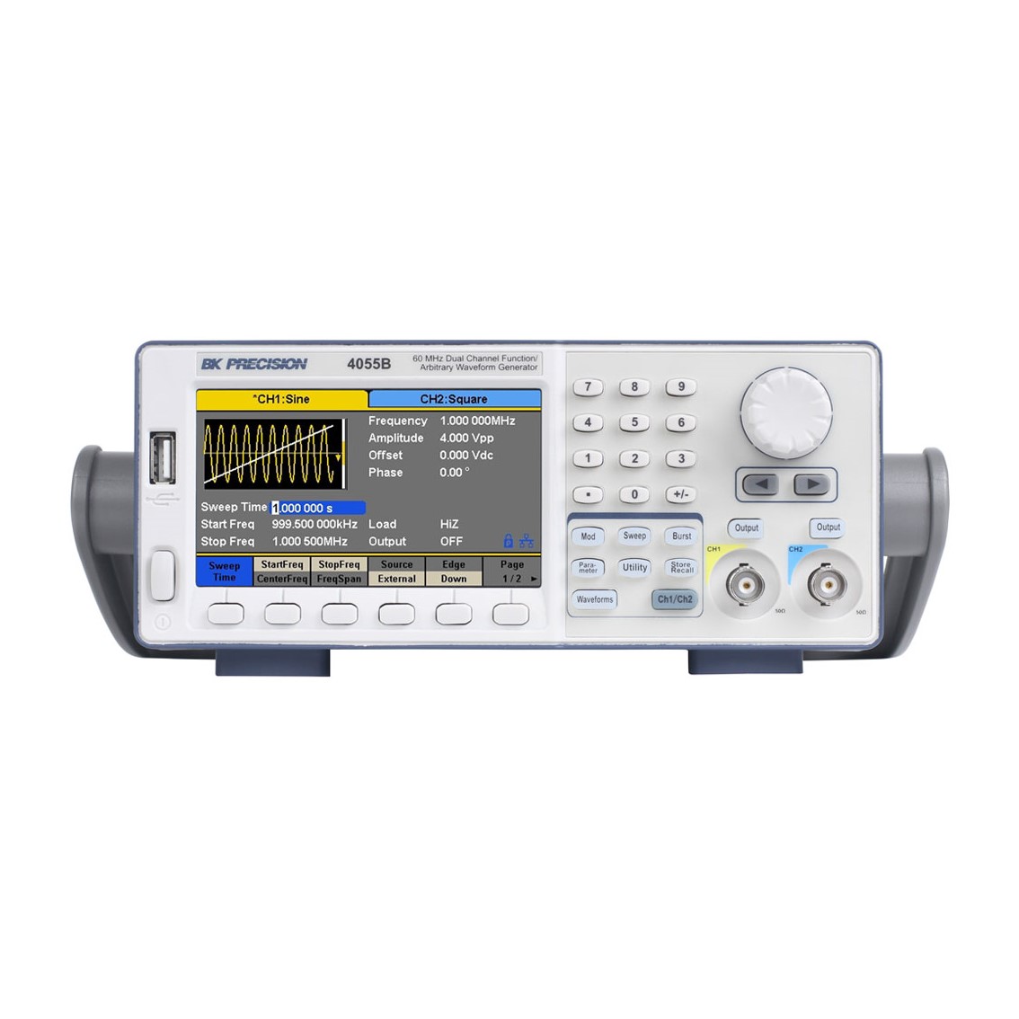 BK PRECISION 4053B  10MHz 2채널 함수발생기, 임의파형발생기