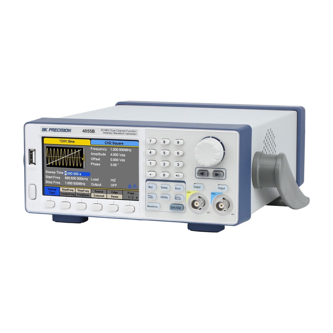 BK PRECISION 4053B  10MHz 2채널 함수발생기, 임의파형발생기