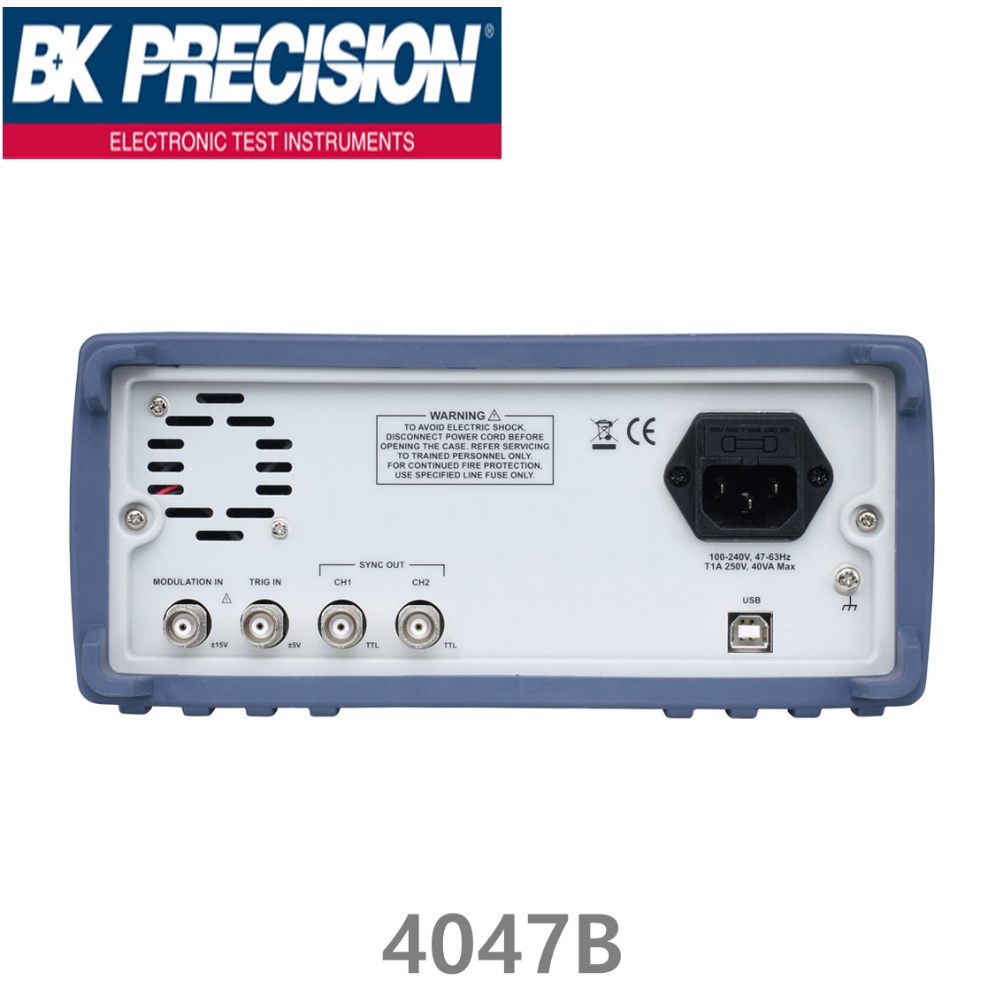[ BK PRECISION ] BK 4047B, 20MHz, 2채널, Function/Arbitrary Generator, 함수발생기, 임의파형발생기, B&K 4047B