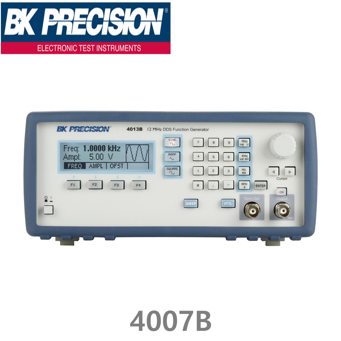 [ BK PRECISION ] BK 4007B, 7MHz, DDS Sweep Function Generator, 펑션제너레이터, 함수발생기, B&K 4007B