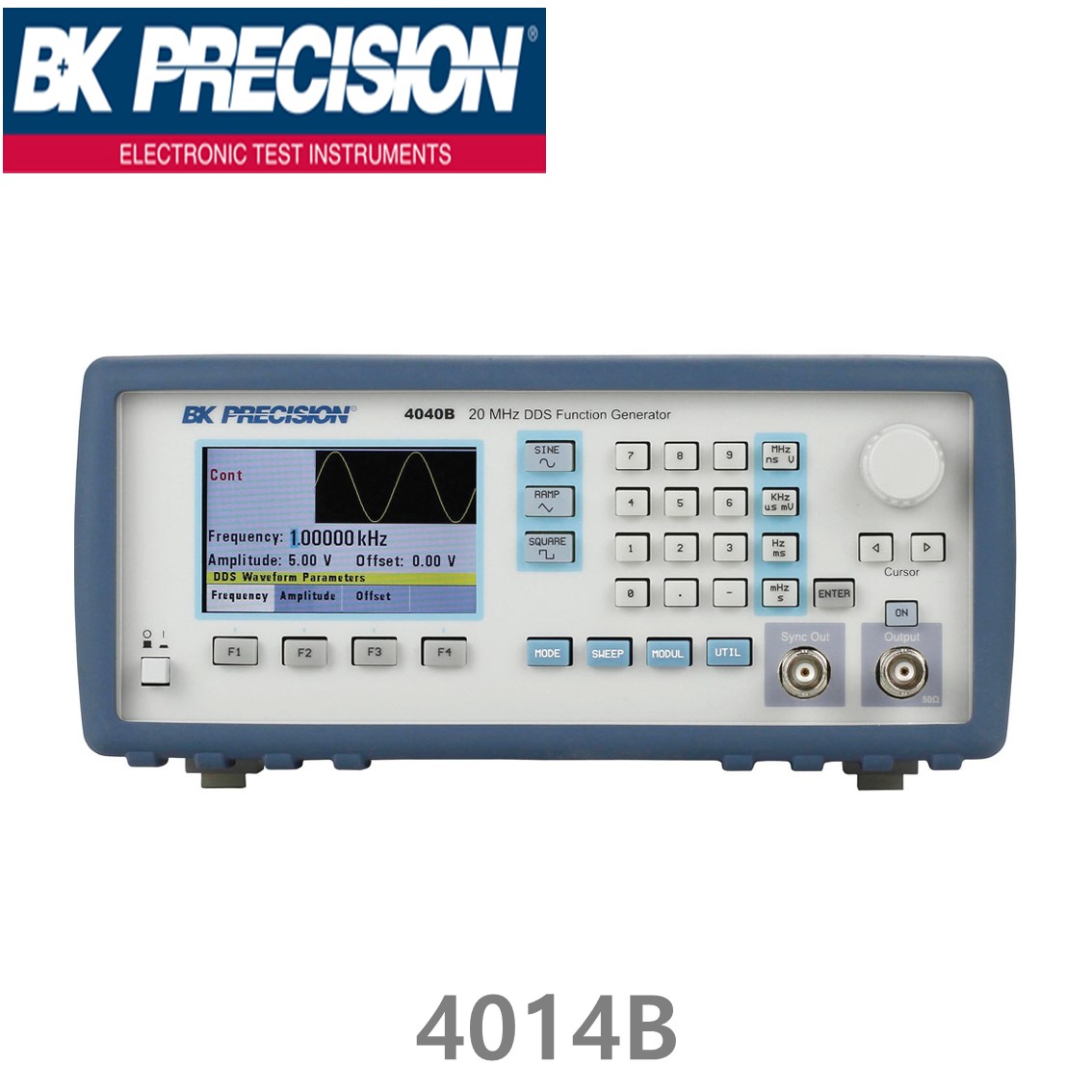 [ BK PRECISION ] BK 4014B, 12MHz, DDS Sweep Function Generator, 펑션제너레이터, 함수발생기, 주파수카운터, B&K 4014B