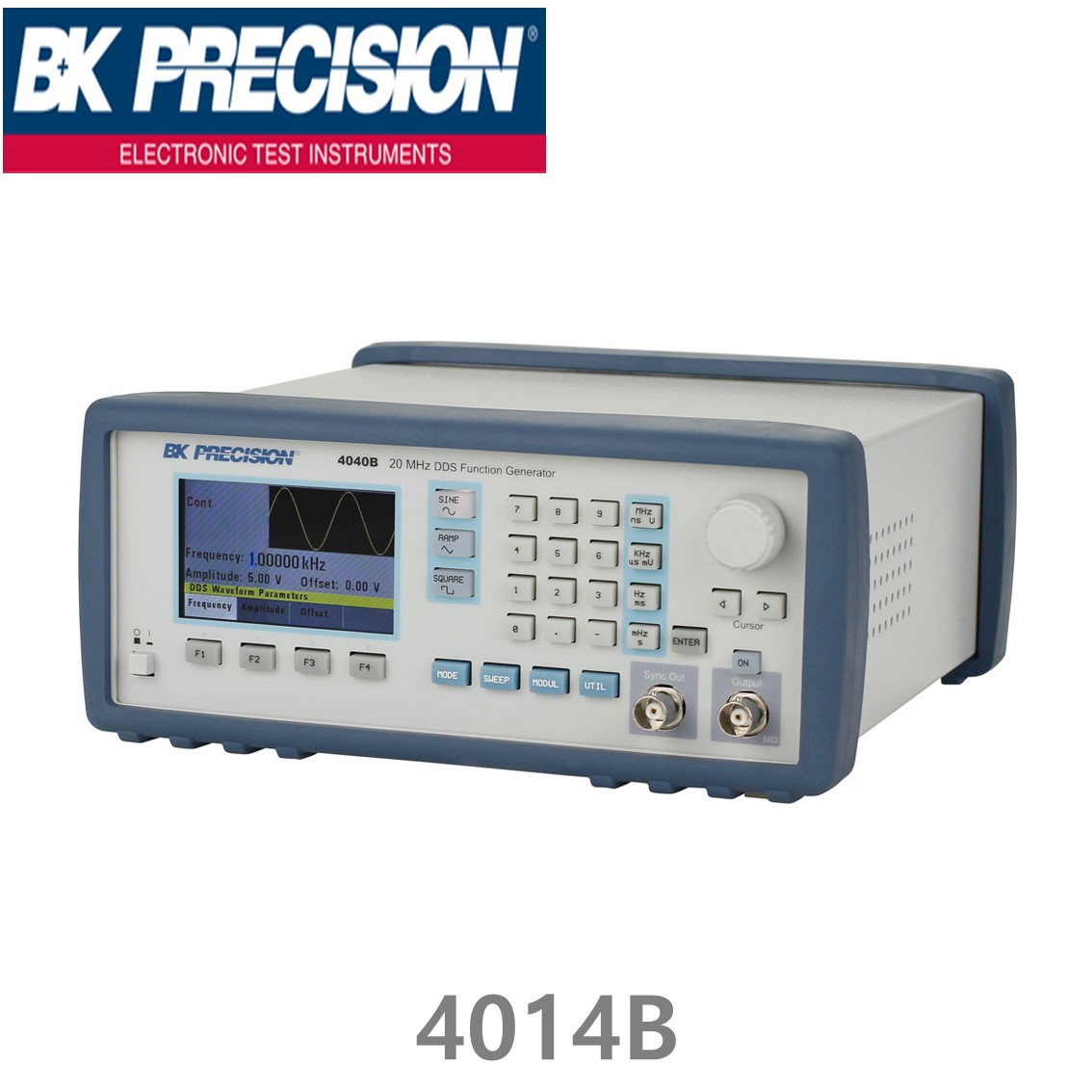 [ BK PRECISION ] BK 4014B, 12MHz, DDS Sweep Function Generator, 펑션제너레이터, 함수발생기, 주파수카운터, B&K 4014B