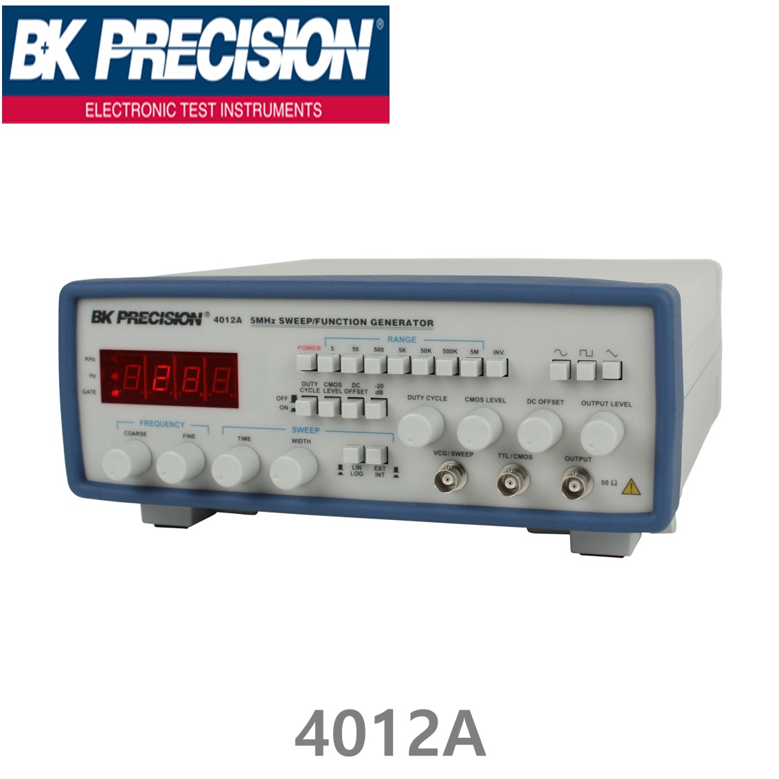 [ BK PRECISION ] BK 4012A, 5MHz, Sweep Function Generator, 스윕 펑션제너레이터, 함수발생기, B&K 4012A