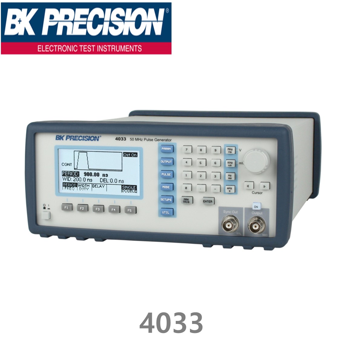 [ BK PRECISION ] BK 4033, 50MHz, Pluse Generator, 펄스 발생기, 펄스제너레이터, B&K 4033