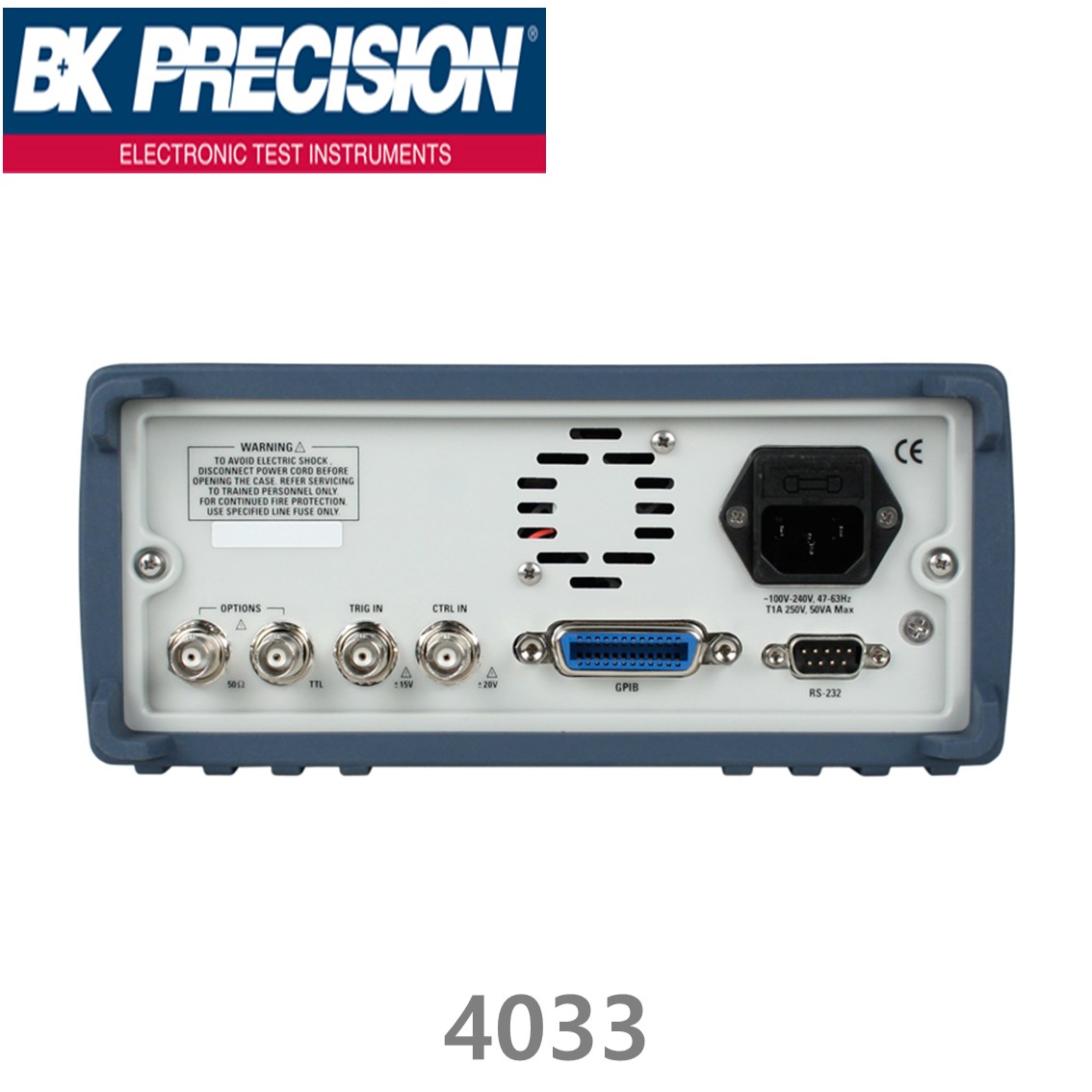 [ BK PRECISION ] BK 4033, 50MHz, Pluse Generator, 펄스 발생기, 펄스제너레이터, B&K 4033