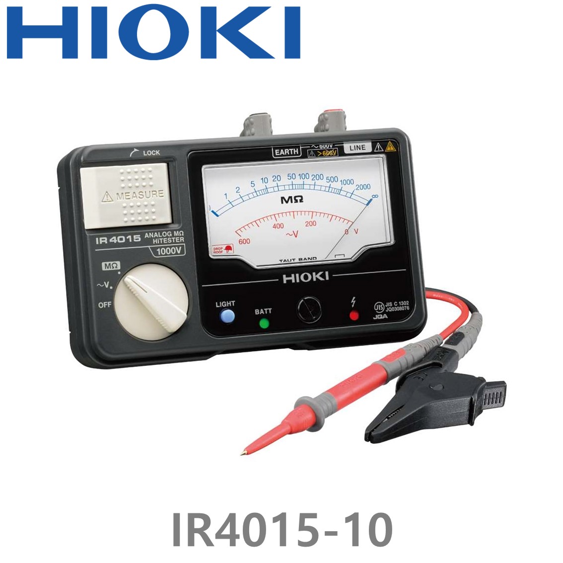 [ HIOKI ] IR4015-10 1000V/2000MΩ, 아날로그 메가옴 하이테스터