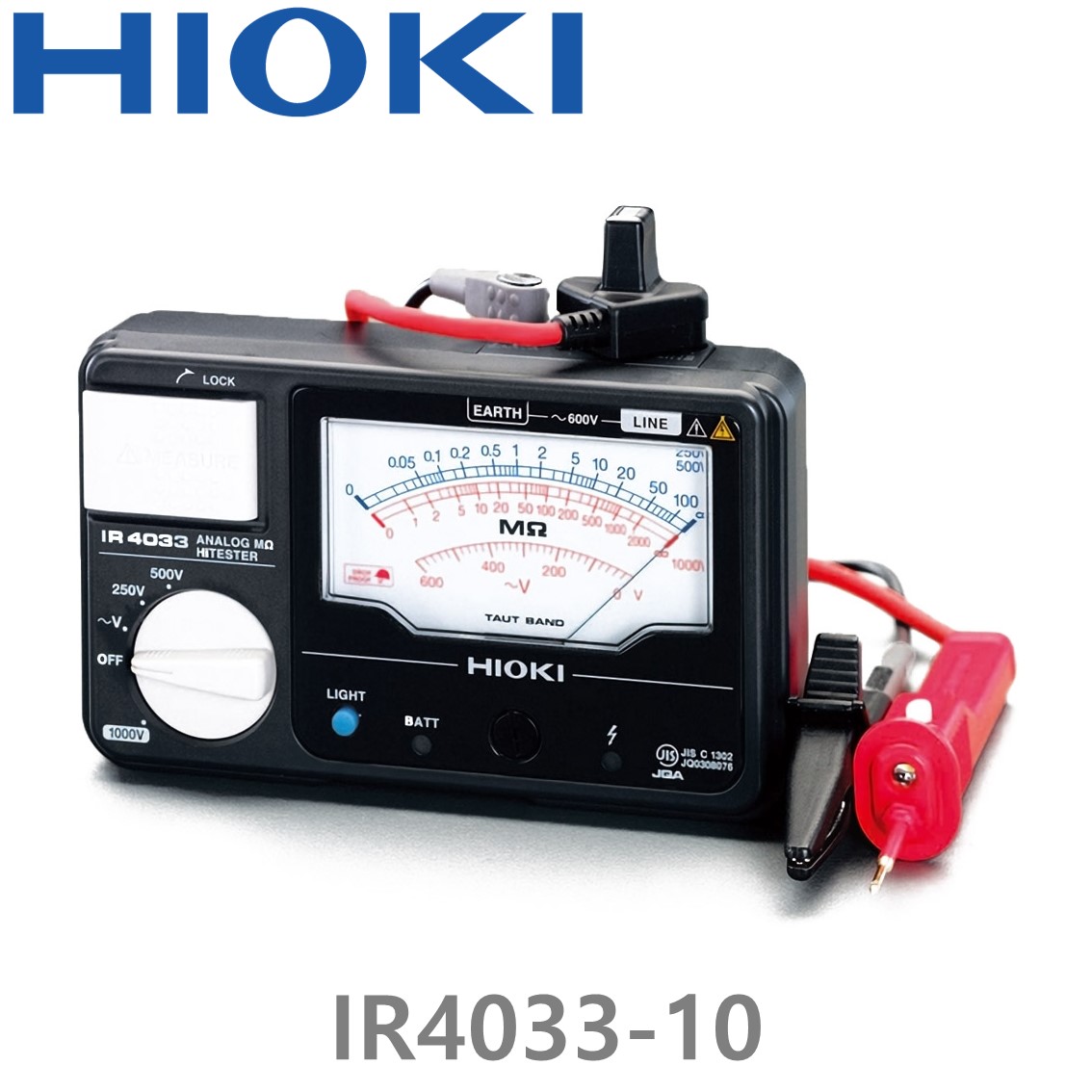 [ HIOKI ] IR4033-10 1000V/2000MΩ, 아날로그 메가옴 하이테스터
