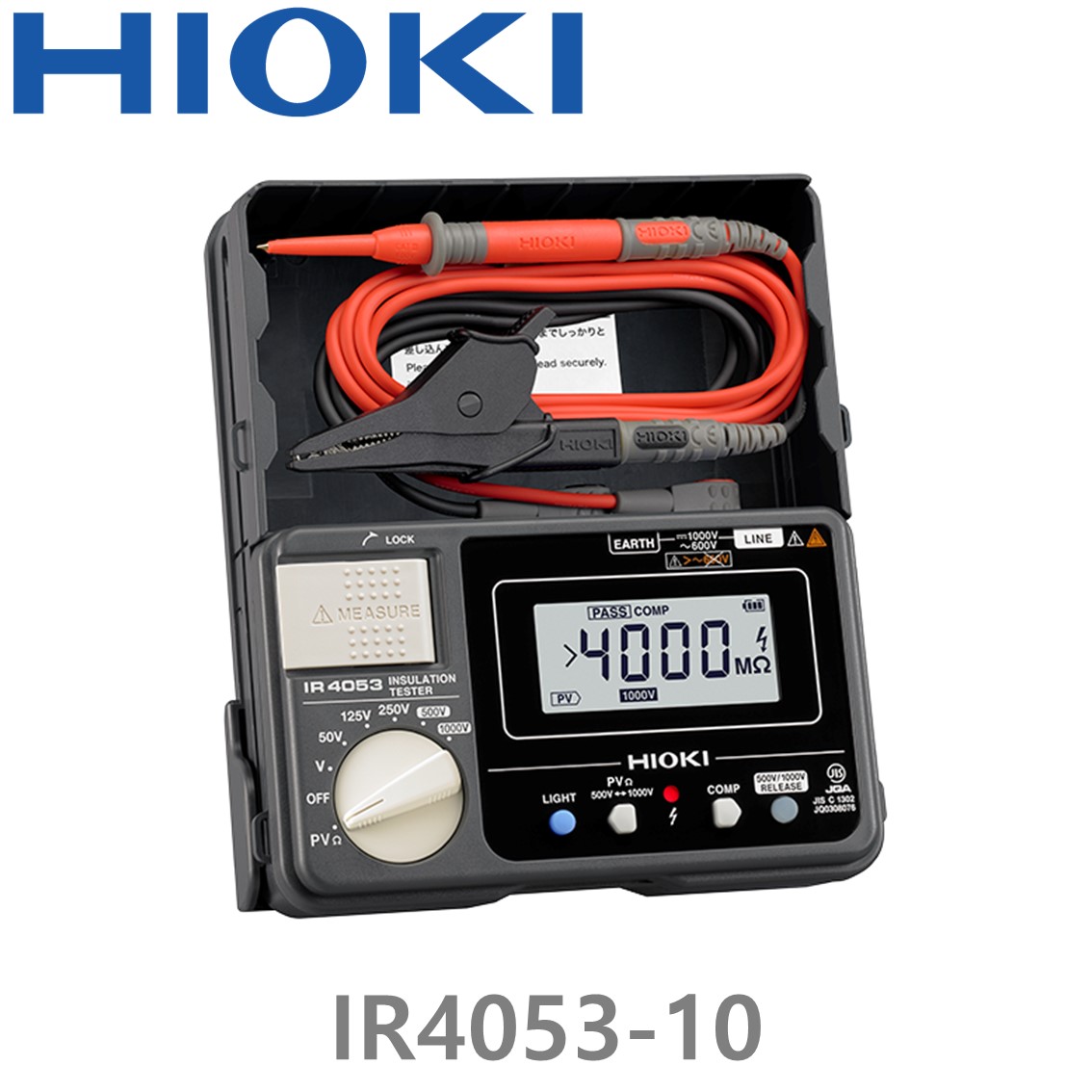 [ HIOKI ] IR4053-10, 50~1000V, 디지털 절연 저항계, Digital Insulation Tester